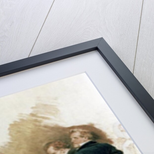 Study for An Evening at Baron von Spaun's: Schubert at the piano among his friends, including the operatic baritone Johann Vogl by Moritz Ludwig von Schwind