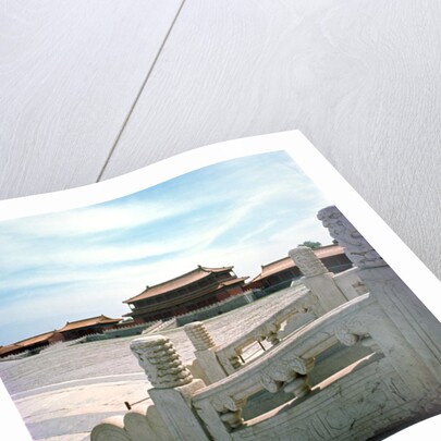 View of the central ramp leading from the Hall of Supreme Harmony, Ming Dynasty 1420 by School Chinese