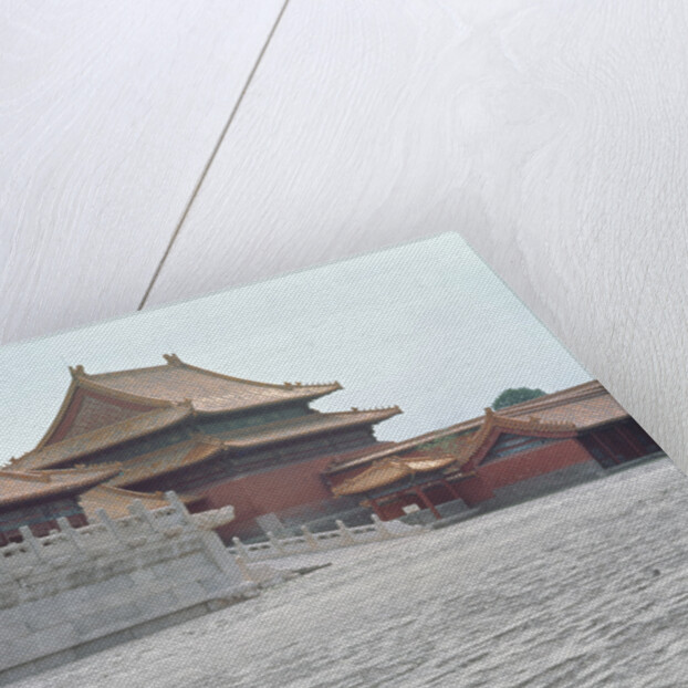 Double-eaved pavilion and marble terrace, Ming Dynasty by School Chinese