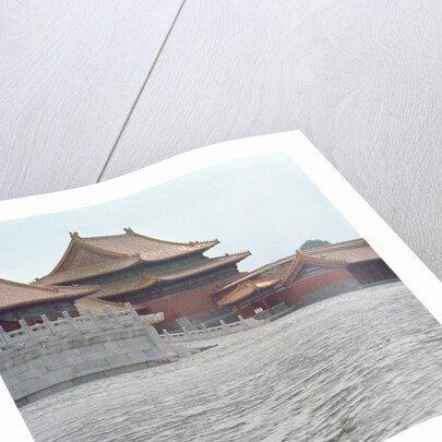 Double-eaved pavilion and marble terrace, Ming Dynasty by School Chinese