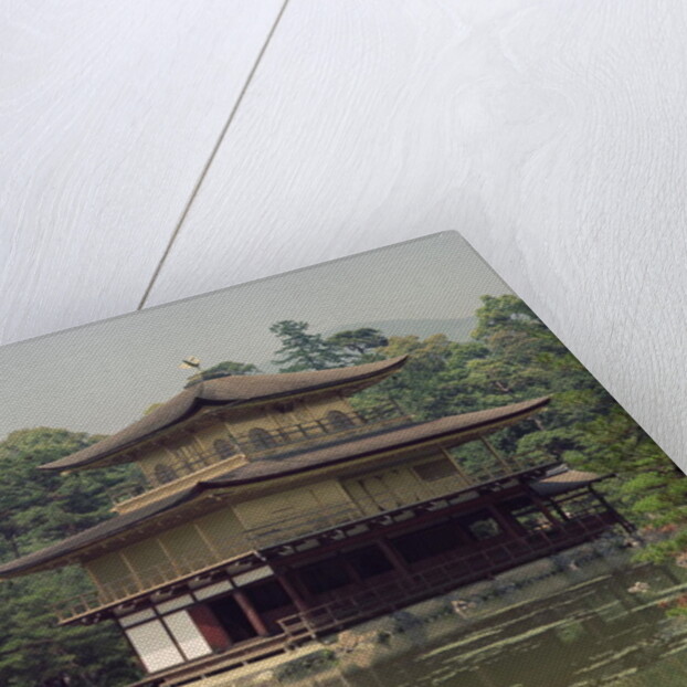 Kinkaku temple dedicated to the memory of the shogun Ashikaga Yoshimitsu 15th century by Japanese School