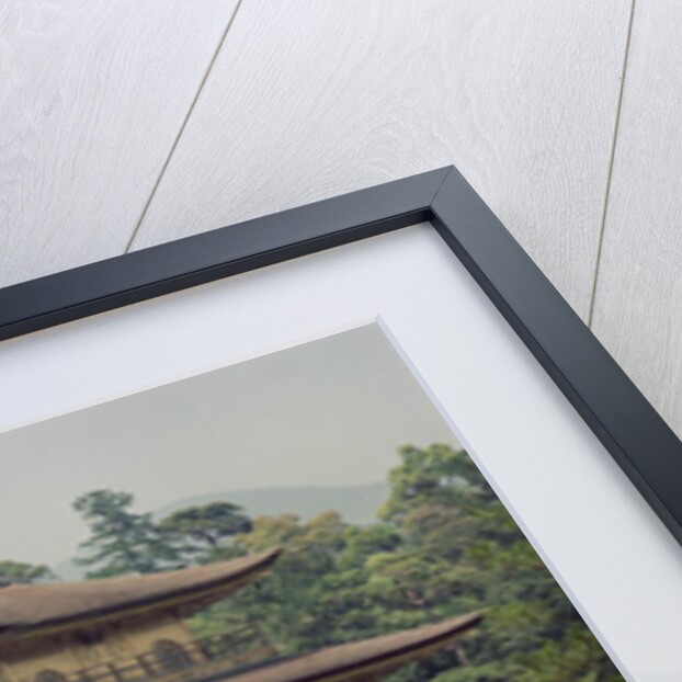 Kinkaku temple dedicated to the memory of the shogun Ashikaga Yoshimitsu 15th century by Japanese School