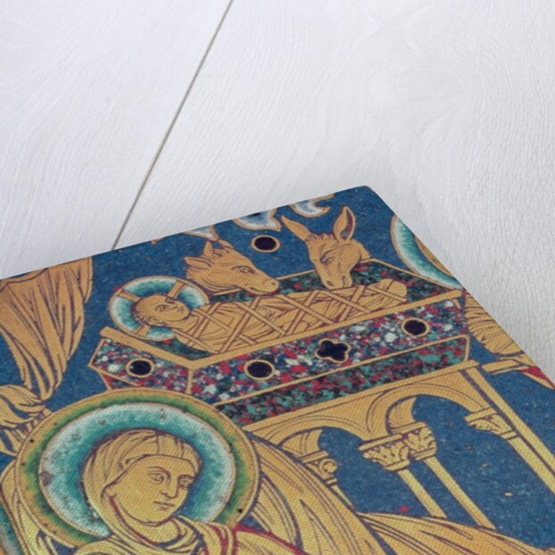 The Nativity, panel from the The Verduner Altar, 1181 by Nicholas of Verdun