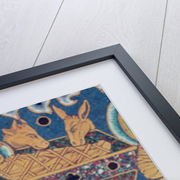 The Nativity, panel from the The Verduner Altar, 1181 by Nicholas of Verdun