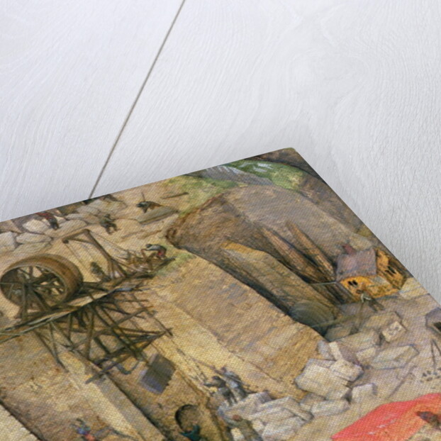 The Tower of Babel, detail of the construction works, 1563 by Pieter the Elder Bruegel