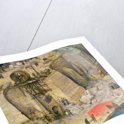 The Tower of Babel, detail of the construction works, 1563 by Pieter the Elder Bruegel