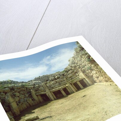 Megalithic temple site, c.30000-c.25000 BC by Megalithic Megalithic