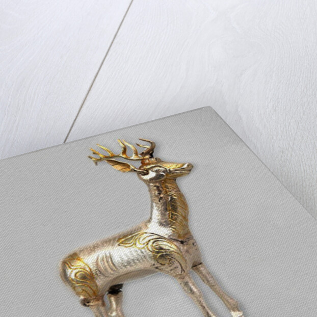 Stag, Arkhangai province, Khashaat temple, Caydam, Mongolia, c.730 by Mongolian School