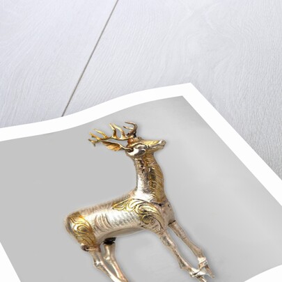 Stag, Arkhangai province, Khashaat temple, Caydam, Mongolia, c.730 by Mongolian School