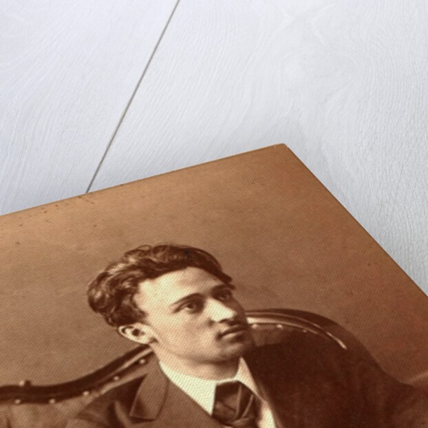 Portrait of the author Vsevolod Mikhailovich Garshin by William Andreevich Carrick