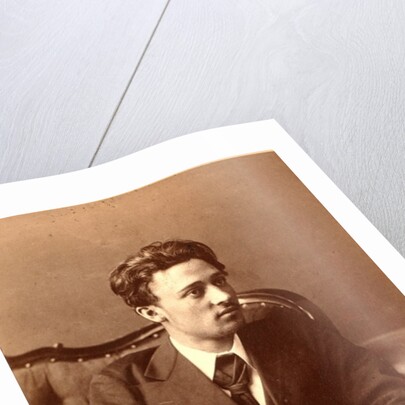 Portrait of the author Vsevolod Mikhailovich Garshin by William Andreevich Carrick