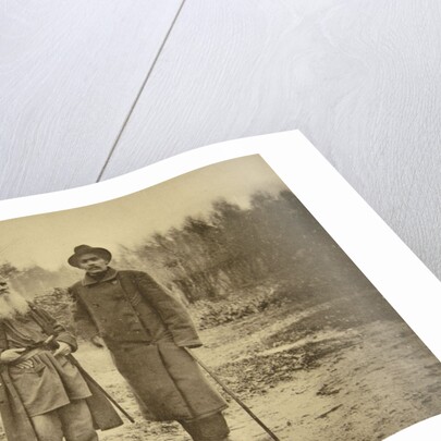 Leo Tolstoy and the author Maxim Gorky by Sophia Andreevna Tolstaya