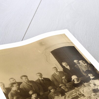 Russian Crown Jewels being prepared for sale to foreign countries, 1925 by Russian Photographer
