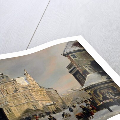 Town Hall, The Hague, 1853 by Carel Jacobus Behr