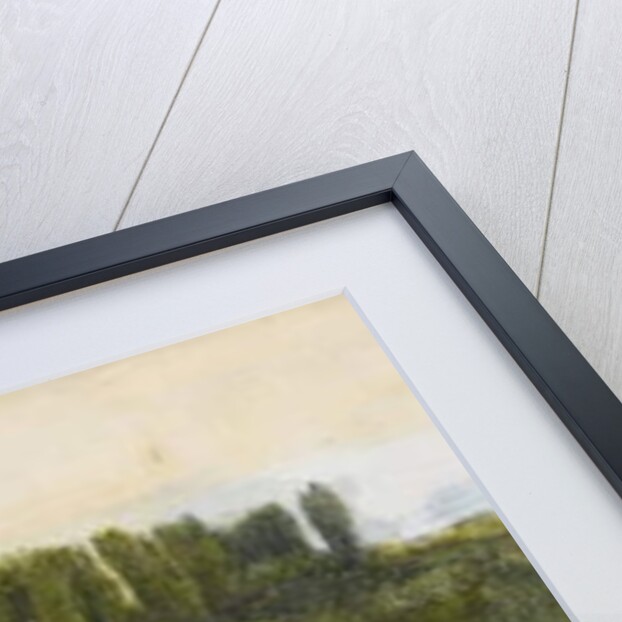 Landscape with Willows and Poplars, Study by Edward Coley Burne-Jones