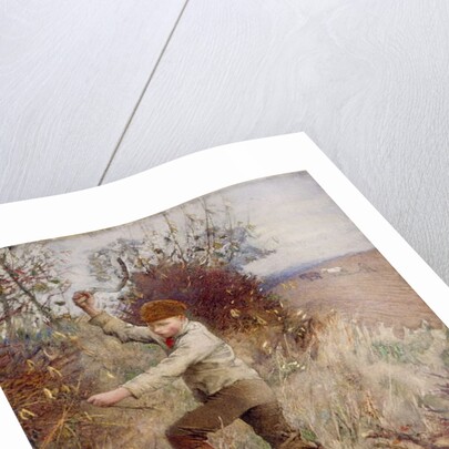 Boy Trimming a Hedge, 1890 by George Clausen