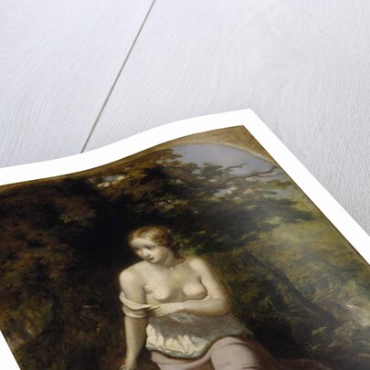 Musidora Bathing, 1849 by Arthur Hughes