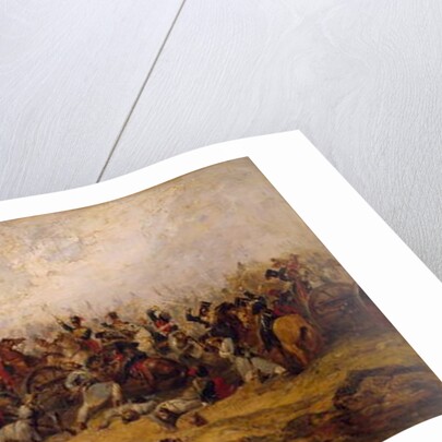 The Conflict at the Guns, Balaclava, 1854 by George Jones