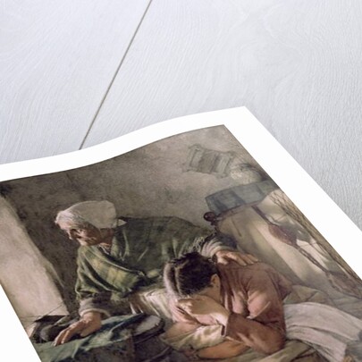 But Men Must Work and Women Must Weep, 1883 by Walter Langley