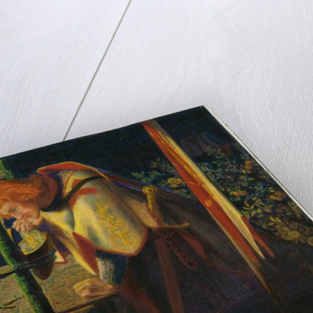 Sir Galahad at the Ruined Chapel, 1859 by Dante Gabriel Charles Rossetti