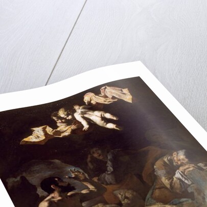 The Angel Appearing to the Shepherds, 1600-50 by Bassante Bartolomeo