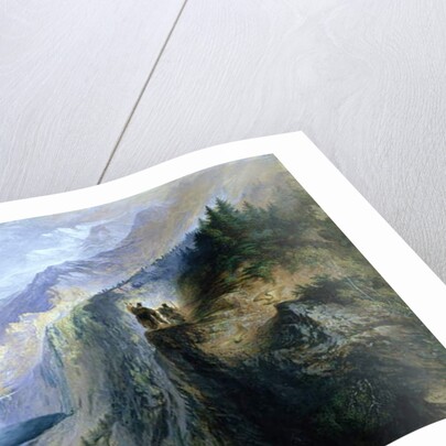 Manfred on the Jungfrau, 1837 by John Martin