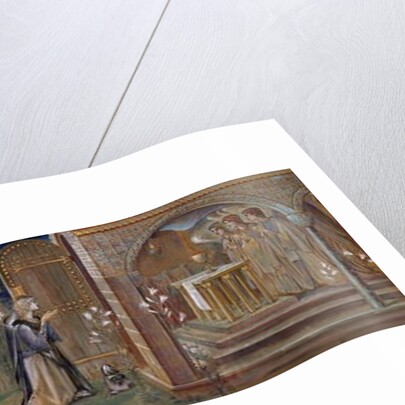 Study for the tapestry 'The Attainment of the Holy Grail', c.1894 by Edward Coley Burne-Jones