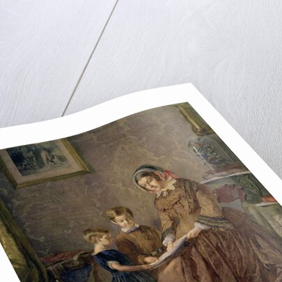 The Reading Lesson, 1855 by John Dawson Watson