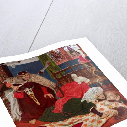 The Death of Sir Tristram by Ford Madox Brown