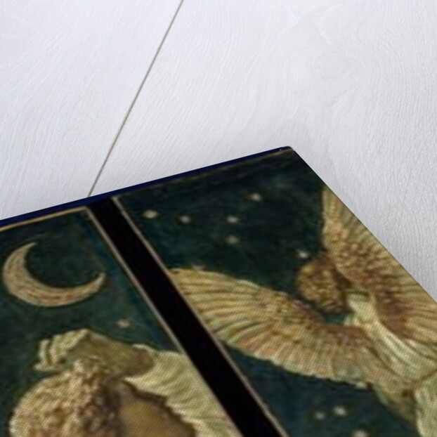 Cupid and Psyche - Palace Green Murals - Cupid Flying away from Psyche, 1881 by Edward Coley Burne-Jones