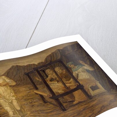 Cupid and Psyche - Palace Green Murals - Psyche set by Venus the Task, 1881 by Edward Coley Burne-Jones