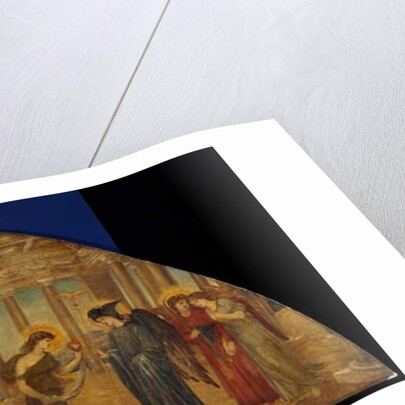 Cupid and Psyche - Palace Green Murals - Psyche entering the Portals of Olympus, 1881 by Edward Coley Burne-Jones