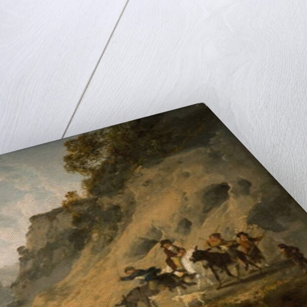 Gypsies with an Ass Race, 1792 by Julius Caesar Ibbetson