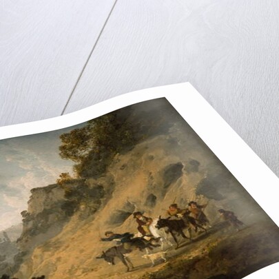 Gypsies with an Ass Race, 1792 by Julius Caesar Ibbetson