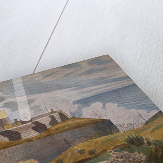 Searchlight at Dusk, October 1941 by Eric Ravilious