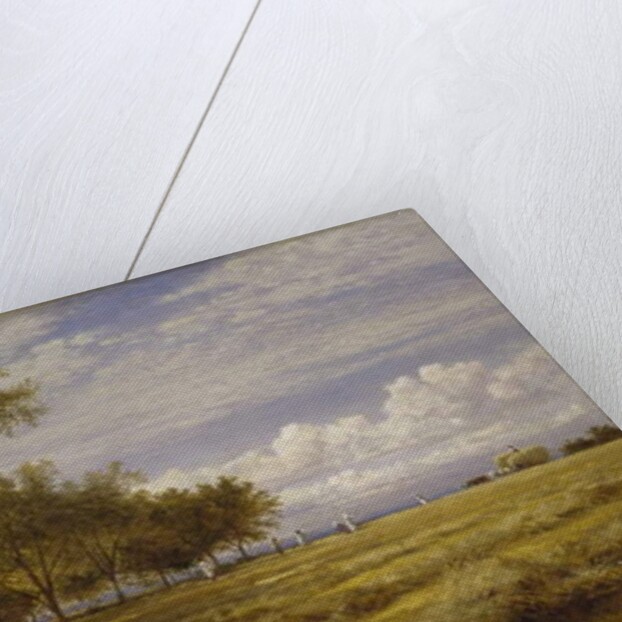 An English Hayfield, 1878 by Benjamin Williams Leader