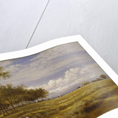 An English Hayfield, 1878 by Benjamin Williams Leader