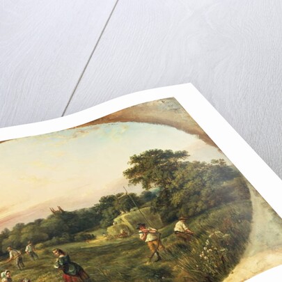 Haymaking in Matthew's Field, Handsworth, 1859 by William Ellis