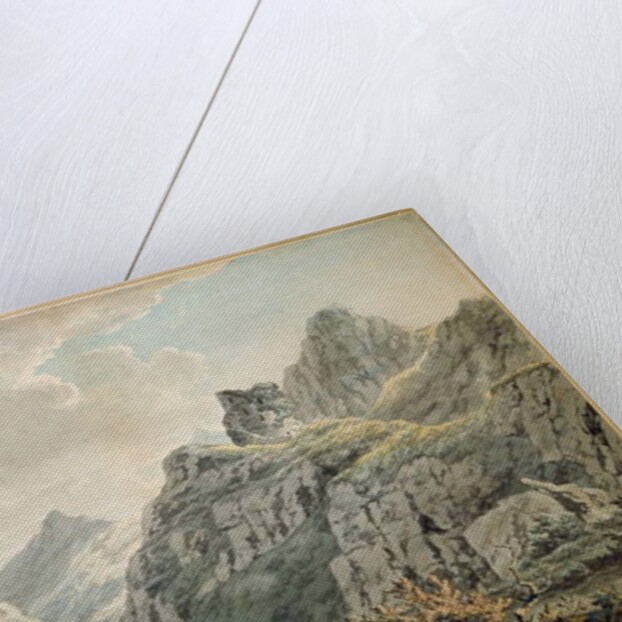 Dolbardarn Castle and Llanberris Lake, 1764 by Paul Sandby