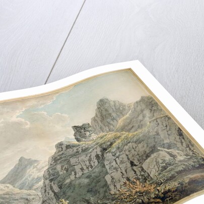 Dolbardarn Castle and Llanberris Lake, 1764 by Paul Sandby