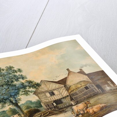 Farmyard near Aston Hall by Joseph Wright