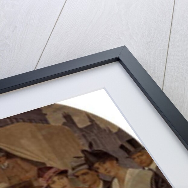 Corporation Street, Birmingham in March 1914 by Joseph Edward Southall