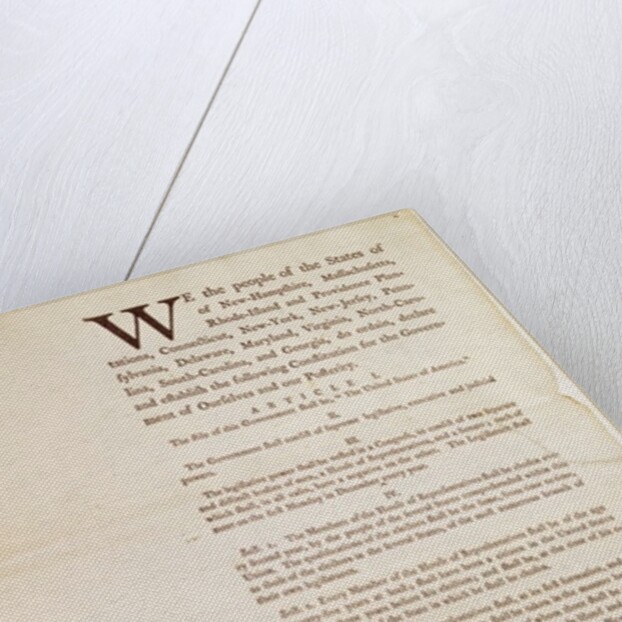 The United States Constitution, 1787 by American School