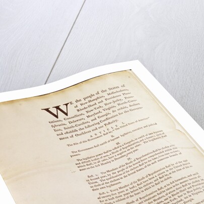 The United States Constitution, 1787 by American School