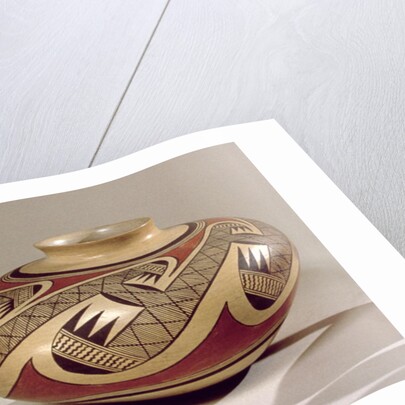 Hopi 'Bullware' jar, from Arizona by School American