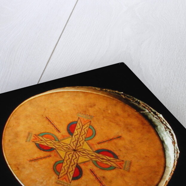 Osage drum by School American