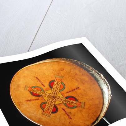 Osage drum by School American