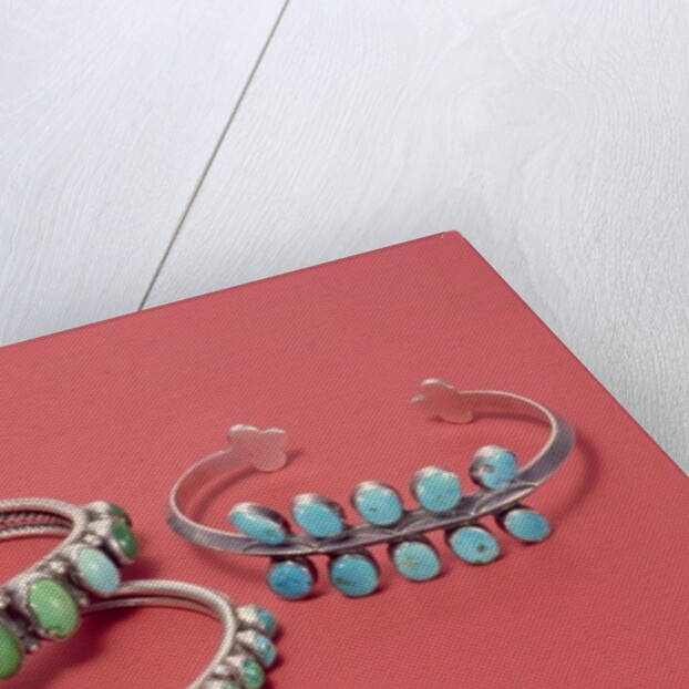 Navajo bracelets by American School