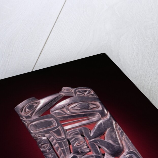 Haida Raven totem by School Canadian
