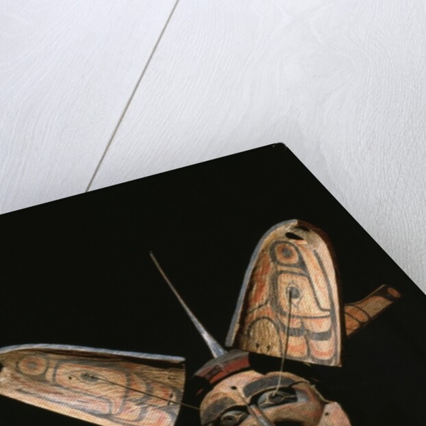 Kwakiutl transformation mask by American School